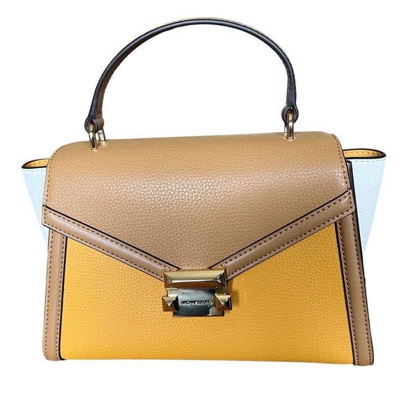 Michael Kors Whitney Flap Satchel Crossbody Bag New With Tags - Picture 1 of 9